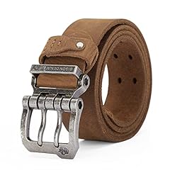 W-silver Buckle+brown Belt