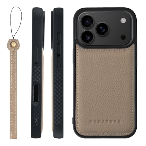 HANATORA for iPhone 17Pro �P�[�X �{�v �ϏՌ� �o���p�[�^ �X�}�z�P�[�X �X�}�z �X�g���b�v �t�� �V�������N���U�[ �M�t�g �O���[�W�� SPGGZ-17Pro-Grege