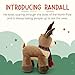 PLUSHIBLE BRIDGING MILES WITH SMILES Plush Reindeer Stuffed Animal - Holiday Deer Characters with Antlers Toy for Girl, Boy, Baby, Toddler - Christmas Decor - Little Plushie Toys - Randall, 8