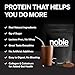 Noble All-in-One Chocolate Protein Powder, 21g Grass-Fed Beef Protein & Collagen, Colostrum & Organ Blend, Whey-Free, Seed Oil-Free, Zero-Carb, 30 Servings (1.75lbs)
