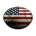 Pop Socket American Flag Baseball Design USA PopSockets PopGrip: Swappable Grip for Phones & Tablets