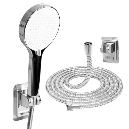 Vailux® Alcachofa Ducha Con Manguera de 1,5M Acero Inoxidable | Ducha Alta Presión 6 Modos Antical | Soporte Alcachofa Ducha | Pistola Pulverizadora, Limpia Aseos y Baños