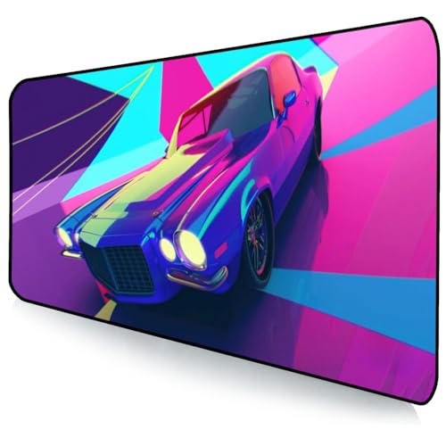 Image of Tukzer Extended Gaming Mouse Pad /Desk Mat for Speed & Precision Operation,Non-Slip Rubber Base,Smooth Cloth Surface for Laser & Optical Mouse,Computer,Laptop,Macbook,Keyboard,Office 580x280mm(GD14-04)