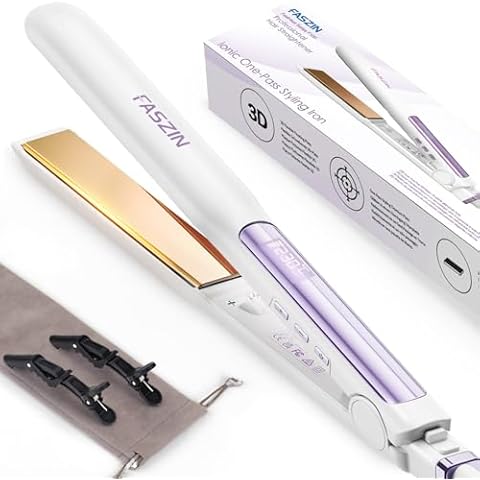 Faszin Ionic Hair Straighteners with Fast Heat Up Cover