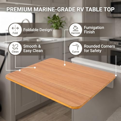 Tablero de mesa para RV KIMISS plegable y ahorrador de espacio con esquinas de seguridad 6