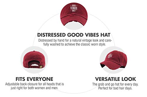 Image of Rose Flowers Love Good Vibes Men Women Dad Hat Baseball Cap Adjustable Unisex