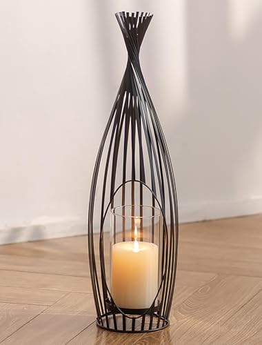Kerzenständer Windlicht Groß für Deko Wohnzimmer: Romadedi Kerzenhalter...