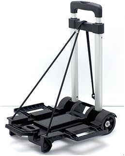 PACKOVE Collapsible Hand Truck Dolly collapsible trolley collapsible cart Foldable Dolly Cart Folding Dolly Foldable Push Cart Foldable Foldable Trolley