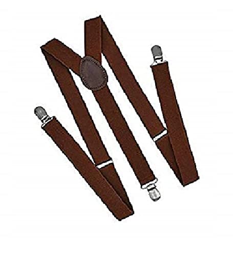 New Vastra Lok Men's Brown Color Solid Suspender Belt (Free Size/Adjustable)-image-16