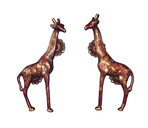 Uniquebazar4u Nature Theme Giraffe Door Handle Brass Animal Shape Door Pull Set Baby Room Doorr Decoration