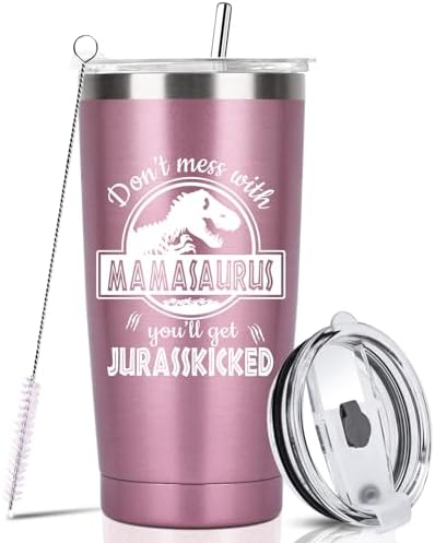 Mothers Day Gifts for Mum,20OZ Funny Travel Mug Tumbler with Stra...
