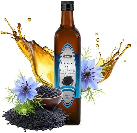 Hemani Black Seed Oil 500mL - Cold-Pressed Nigella Sativa | Premium Household Supply | Halal Certified | Since 1949