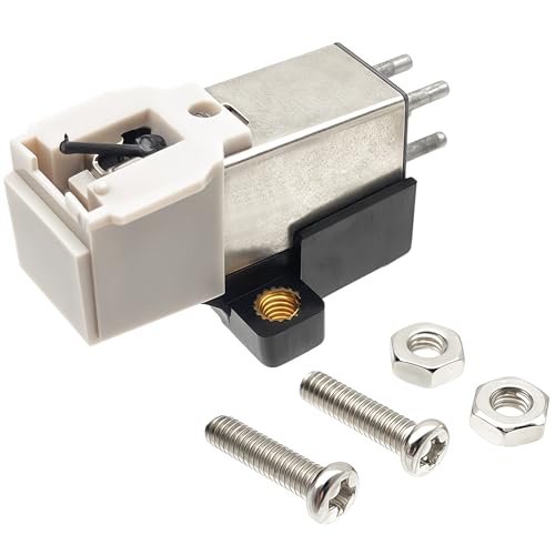 AT3600L Moving Magnet Phono Cartridge w/Stylus and Screws Fits Audio-Technica AT3600L Magnetic Turntable Phonograph Cartridge 3600L MM Cartridge Replacement Pure Sound Quality