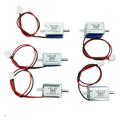 Válvula solenoide micro DC 24V modelo 0520D control de flujo de gas N/C 2