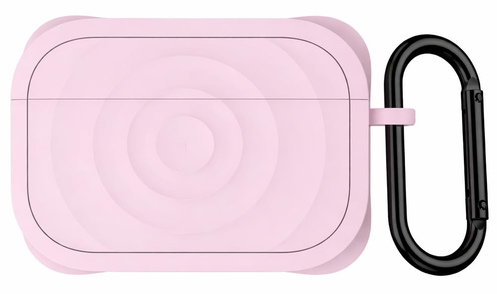 Image of Case Cover Compatible with Apple AirPods 4 (Earbuds Not Included) (Wave Pattern Pink)