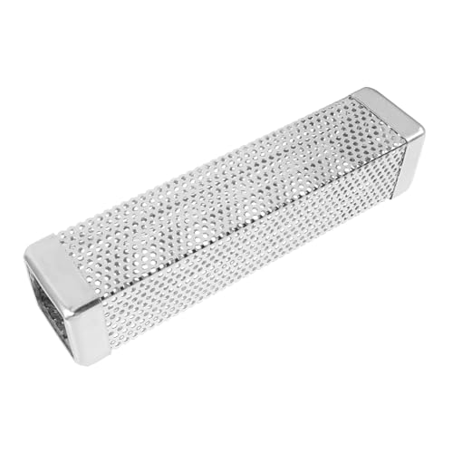 TOYANDONA Caja Ahumadora de Inoxidable para Bbq para Chips de Accesorio Portátil para Parrillas y Ahumadores Resistente y Duradera Delicioso para Tus Asados