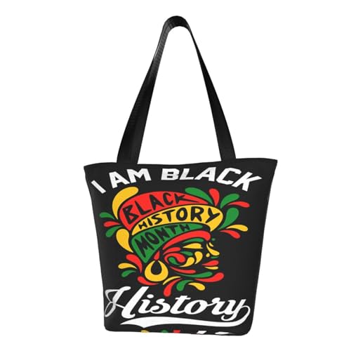 RVDO Black History Shoulder Bag for Women Tote Bag Handbag