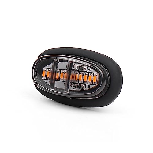 3 Pcs Frente Grille Light Raptor Estilo Fumado Lente Âmbar LED Light 12V 6W para Ford F150 Car Fog L