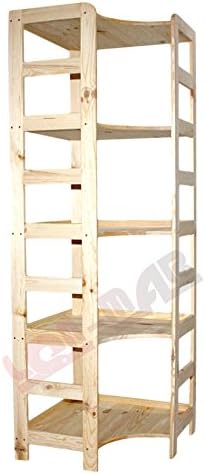 Shelfie montessori boekenrek kinderkamer | 5 planken - blank