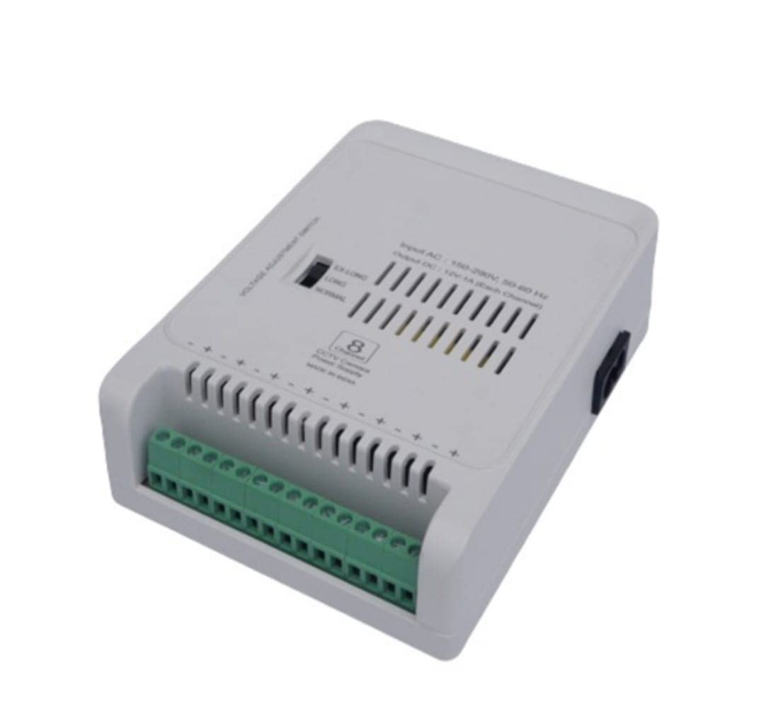 REVALS Camera's CCTV Power Supply for 8 Channel 12V SMPS CCTV Camera Power Supply Multi Port for Surveillance Security Dome and Bullet Cameras (Pack of 1)-picture-14