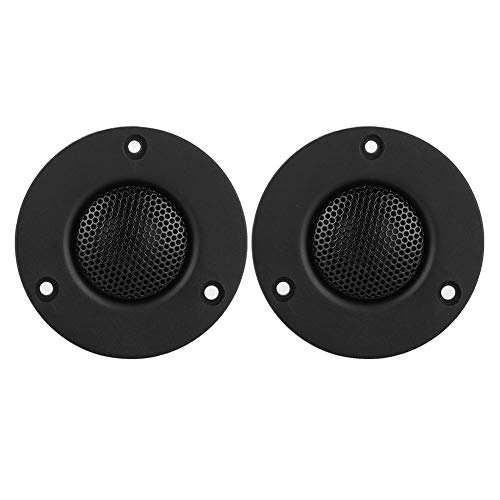 Alinory Dome Tweeter Speaker Diaphragm 2Pcs 25-core 25W B7 Pure Silk Film Magnet Dome Tweeter Treble Speaker Loudspeaker Diaphragm