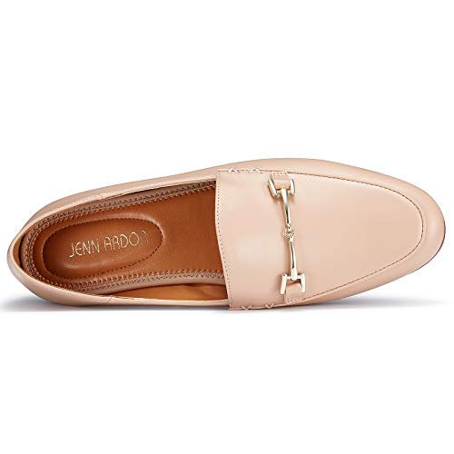 Image of JENN ARDOR Loafers for Women Flats Shoes Womens Penny Loafers Slip On Pointed Toe Comfortable Office Work Driving Flats Fashion Dress Shoes for Women