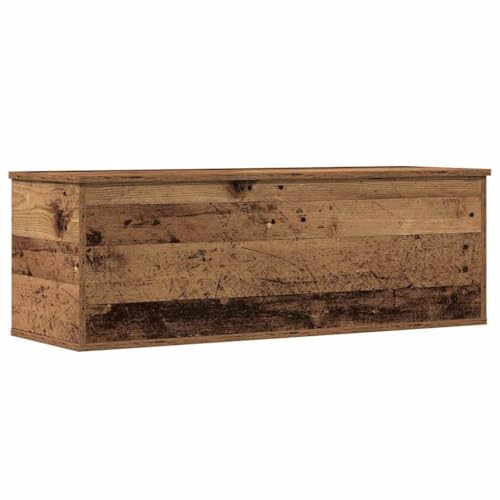 vidaXL Caja de Almacenamiento de Madera Vieja 102 x 35 x 35cm. Cofre Resistente para organizar Muebles en la Sala, el Dormitorio y el Pasillo. Una solución Decorativa Moderna para tu hogar.
