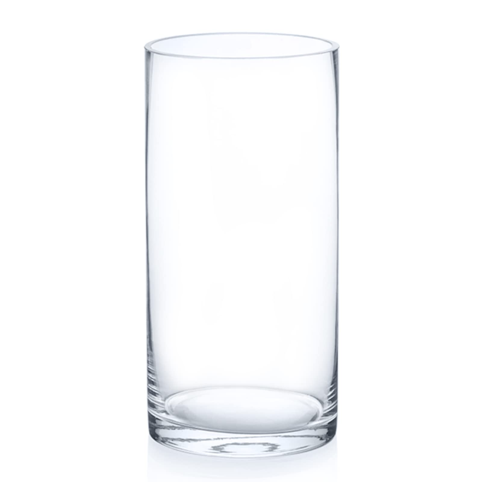 Buy Enova Floral Clear Glass Cylinder Vase 4 x 8 Inches, Clear Flower