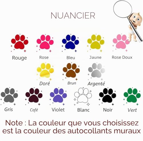 Stickers Personnalisés Prénom Muraux, Autocollants Chambre Bébé - Lettre Decorative Murale - Style A, Taille M – vue 3