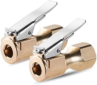 CZC AUTO Heavy Duty Brass Air Chuck, Closed Flow Straight Tire Chuck