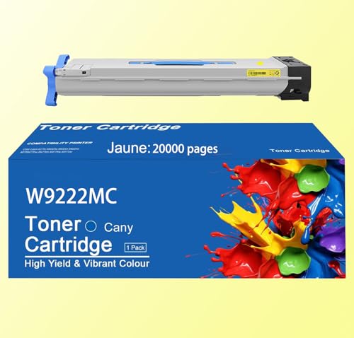 Consommables 4 couleurs W9220MC W9221MC W9222MC W9223MC pour HP E78223DN
