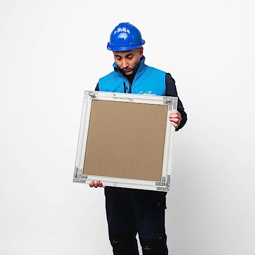 Cartongesso.pro Revisionsklappe Gipskartonplatten 50 x 50 cm | Standard-Tür Gipskartonplatten | Klappen für Trockenbauwände außerhalb Standard | Inspektionstür für alle Größen