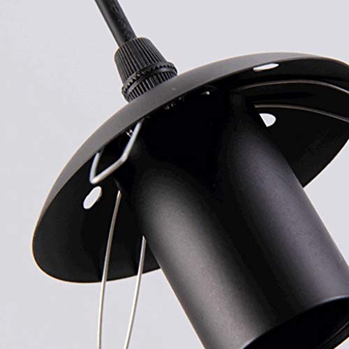 Candelabro de cuerda de cáñamo vintage para iluminar espacios Loft 7