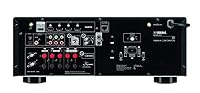 Yamaha Receiver RX-V4A schwarz – Netzwerk-Receiver mit MusicCast Surround-Sound & NSP41 Homecinema 5.1 Lautsprecher schwarz – Ansicht 4