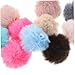 MERRYHAPY Craft Poms for Cat Toys 10pcs Colorful Fluffy Balls Cat Exercise Toys for Kitten Random
