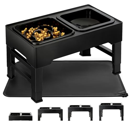 Bripets comedero Perro Elevado, Bebedero Perro, antigoteo,comeder...