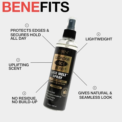 EBIN NEW YORK WONDER LACE BOND MELTING SPRAY 100ML - ACTIVE 3PACK