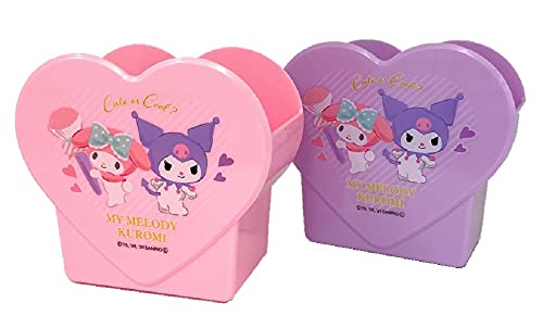 Sanrio My Melody Cosmetic Tools Holder (Makeup Brushes, Eyeliners and Mascaras) 4.3in x 3.9in x 2in Set of 2 Holders