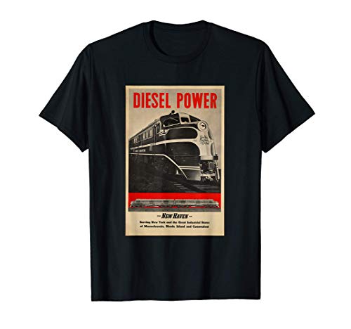 Diesel Power ... Chemin de fer de New Haven T-Shirt Cover