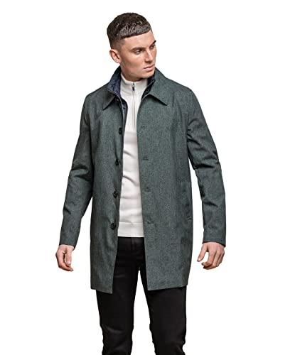 Manteau léger pour hommes longueur midi idéal pour les vêtements d'affaires intelligents