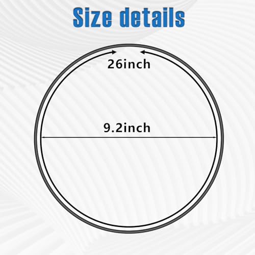 Black Lid Latch Strap Rubber Band 6,7,8 quart Crock pot slow cooker WHT