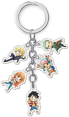 Miniatura 4 de Funda para Samsung Galaxy S20 FE 5G de una pieza con diseño de anime Luffy con llavero Vision y 50 calcomanías Funda de silicona suave transparente