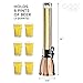 OGGI Beer Tower 3L/100oz - Beverage Dispenser with Spigot & Ice Tube, Margarita Tower, Mimosa Tower, Perfect Drink Dispensers for Parties, Drink Tower, Holds 6 Pints of Beer - Copper