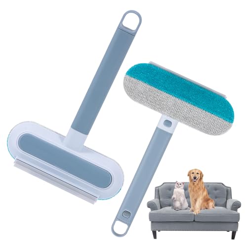 Image of Pet Hair Remover, Dog Cat Hair Remover for Carpets, Couches, Bedding, Furniture & Car Interiors, Reusable Pet Hair Removal Tool for Dog&Cat Fur & Lint & Clothing