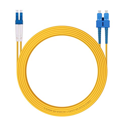 Glasfaser-Patchkabel (OS1/OS2, LC auf SC, 9/125 Singlemode Duplex, LSZH, 10 m) Cover