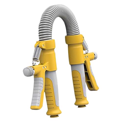 Entrenador de brazos para entrenamiento de fuerza, 2 en 1, fortalece los músculos pectorales, entrenador de mano portátil con resistencia ajustable para mujeres y hombres
