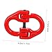 Anneome Mechanical Coupling Link Load Capacity Alloy Steel Connector for Lifting Sling Crane Secure Locking Safety Chain Connector Link for Heavy Duty Industrial Lifting Tasks