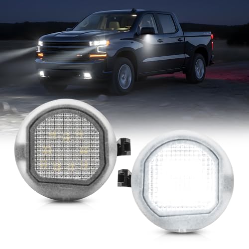 Luces LED para Espejo Lateral 2015-2020 Sierra Silverado miniatura 2