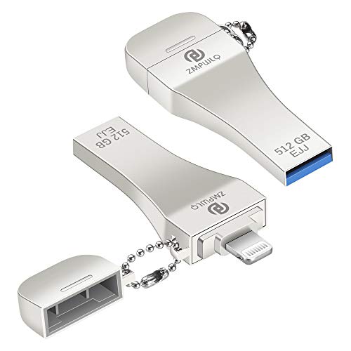 One-Day Sale: Up to 80% Off iOS MFi Certified 512GB Photo-Stick for iPhone Backup USB-Flash-Drive iPad-Photos External-Storage USB-Thumb Drive-iPhone Picture Download iPad Data Store Device Memory Stick for iPhone/iPad/PC 1PCS