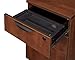 Romig Legacy 71 x 35 in. U Desk with Single Pedestal Drawer Unit- Cherry